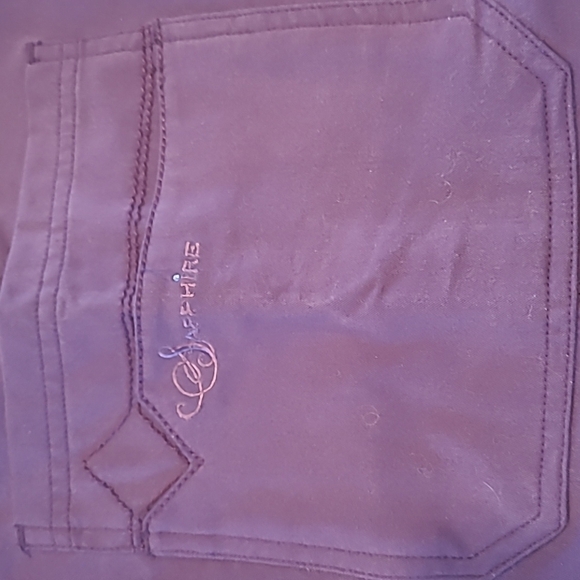 SAPPHIRE Navy Blue Scrub Set, Top XL And Pants Large Petite - Picture 12 of 16